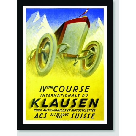 Quadro Poster Carros Klausen 1925