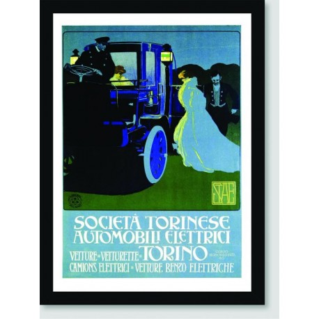 Quadro Poster Carros Societa Torino