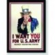 Quadro Poster Guerra I Want you for US Army 2