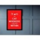 Quadro Poster Frases The Cat Whiskers