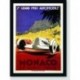 Quadro Poster Carros Grand Prix Monaco 1935