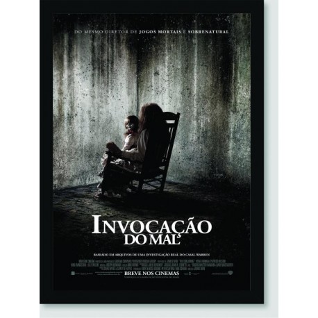 Quadro Poster Filme Invocacao Do Mal