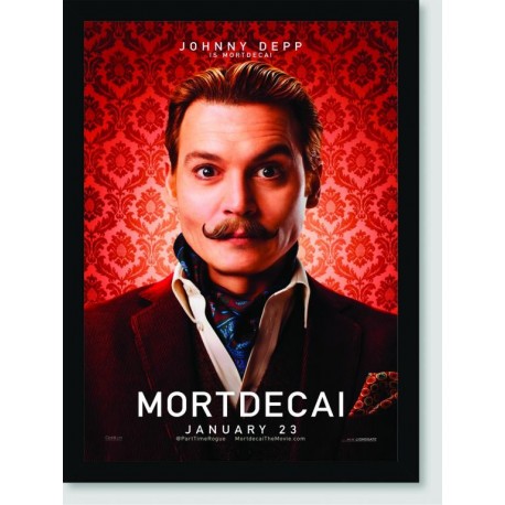 Quadro Poster Filme Mortdecai