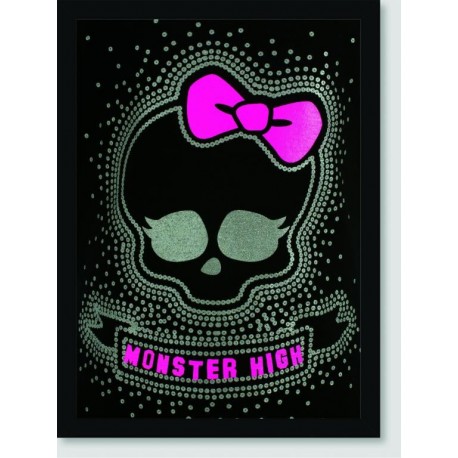 Quadro Poster Filme Monster High Black