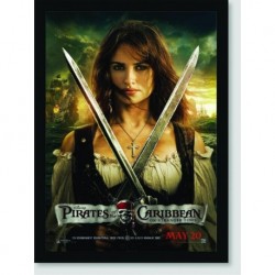 Quadro Poster Filme Piratas Do Caribe 01