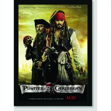 Quadro Poster Filme Piratas Do Caribe 03
