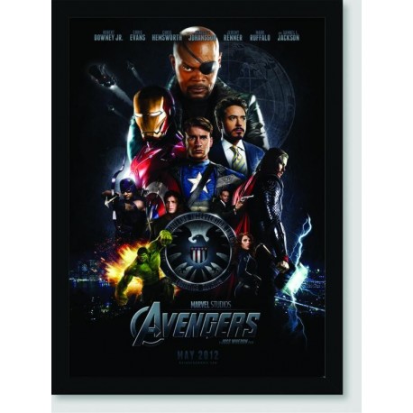 Quadro Poster Filme Os Vingadores 01