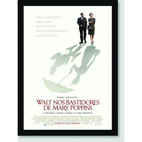 Quadro Poster Filme Walt Nos Bastidores De Mary Poppins