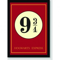 Quadro Poster Filme Harry Potter Hogwaarts Express