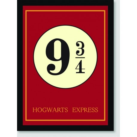 Quadro Poster Filme Harry Potter Hogwaarts Express