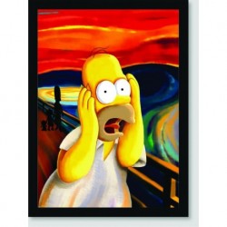 Quadro Poster Filme Simpsons Pintura