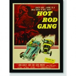 Quadro Poster Filme Hot Rod Gang