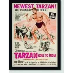 Quadro Poster Filme Tarzan Goes To India