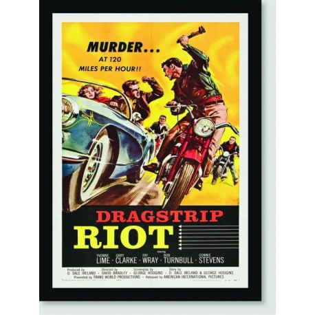 Quadro Poster Filme Dragstrip Riot