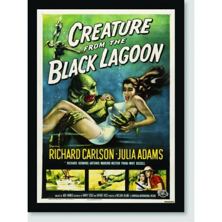 Quadro Poster Filme Creature Black Lagoon