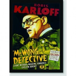 Quadro Poster Filme Mr Wong Detective
