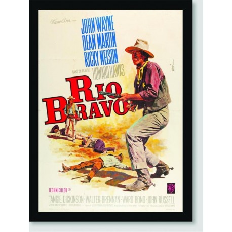 Quadro Poster Filme Rio Bravo