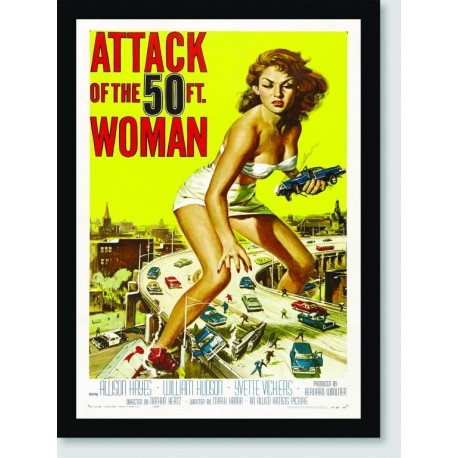 Quadro Poster Filme Attack Of The 50 Ft Woman