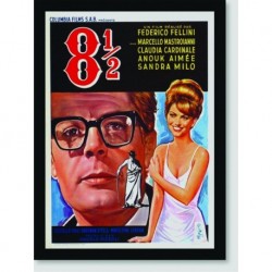 Quadro Poster Filme 8 1/2 Fellini 01