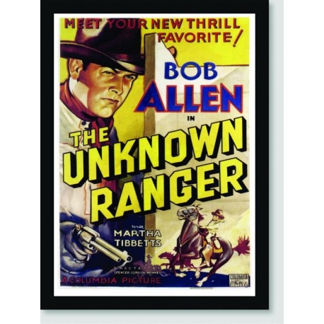Quadro Poster Filme The Unknown Ranger