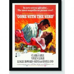 Quadro Poster Filme Gone Eith The Wind