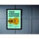 Quadro Poster Propaganda Two Furious Guitars