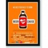 Quadro Poster Propaganda Beer For A Cause