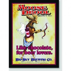 Quadro Poster Propaganda Moose Drool Brown Ale