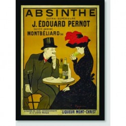 Quadro Poster Propaganda Absinthe Montbeliard