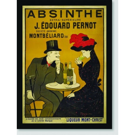 Quadro Poster Propaganda Absinthe Montbeliard