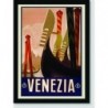 Quadro Poster Propaganda Venezia Tourist