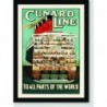 Quadro Poster Propaganda Cunard Line