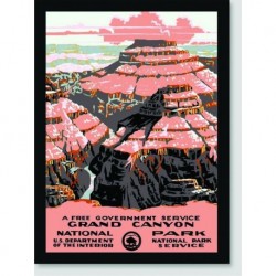 Quadro Poster Propaganda Grand Canion Park