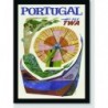 Quadro Poster Propaganda Portugal Fly Twa