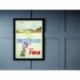 Quadro Poster Propaganda Switzerland Fly Twa