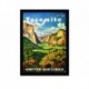 Quadro Poster Propaganda Yosemite Fly United Air Lines