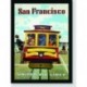 Quadro Poster Propaganda San Francisco Fly United Air Lines