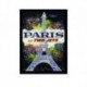 Quadro Poster Propaganda Paris Fly Twa