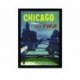 Quadro Poster Propaganda Chicago Fly Twa