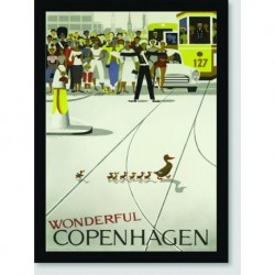 Quadro Poster Propaganda Wonderful Copenhagen