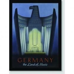 Quadro Poster Propaganda Germany The Land Of Music