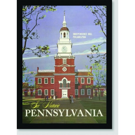 Quadro Poster Propaganda See Historic Pennsylvania