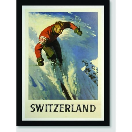 Quadro Poster Propaganda Switzerland