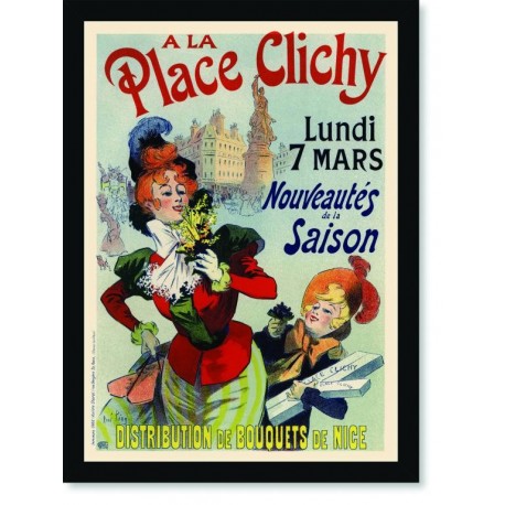 Quadro Poster The Belle Epoque Place Clichy