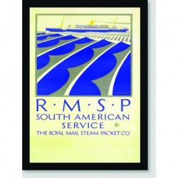 Quadro Poster Propaganda South American Service