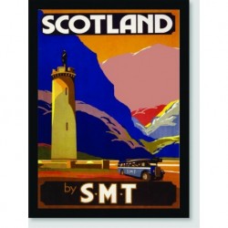 Quadro Poster Propaganda Scotland By Smt
