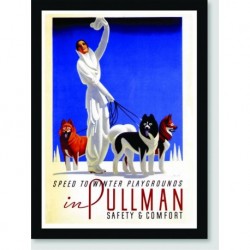 Quadro Poster Propaganda In Pullman Safety