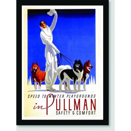 Quadro Poster Propaganda In Pullman Safety