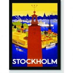 Quadro Poster Propaganda Stockholm