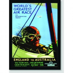 Quadro Poster Propaganda Worlds Greatest Air Race